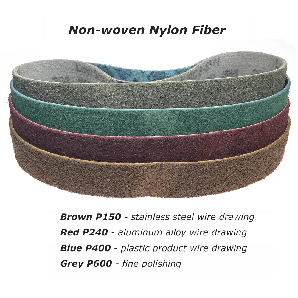 915x50mm Sanding Polishing Belts 2x36“ Abrasive Bands, Non-woven Nylon Fiber, Wool Felt, 305EA A3 A5, 237AA A6 A16 A30 A65