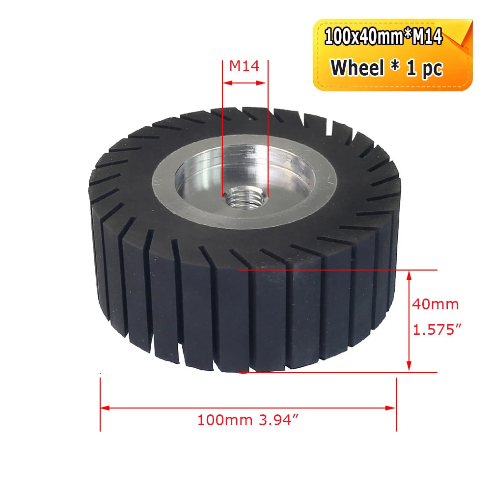 4“ 100x40mm Angle Grinder Centrifugal Wheel P60-P800 Sanding Sleeves Drum Roller for Grinding Polishing
