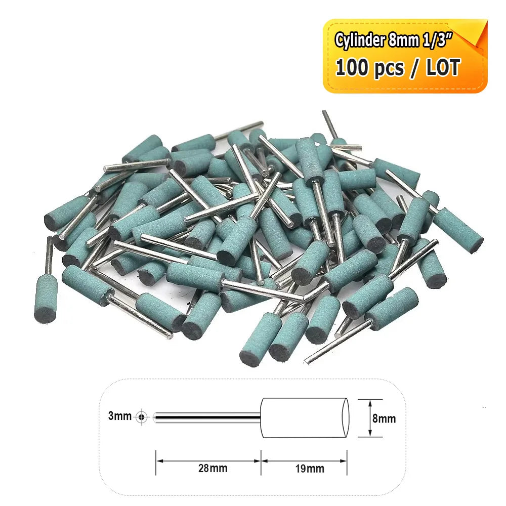 Dia. 4-12mm Rubber Abrasive Grinding Polishing Heads for Metal Deburring Mold Finish