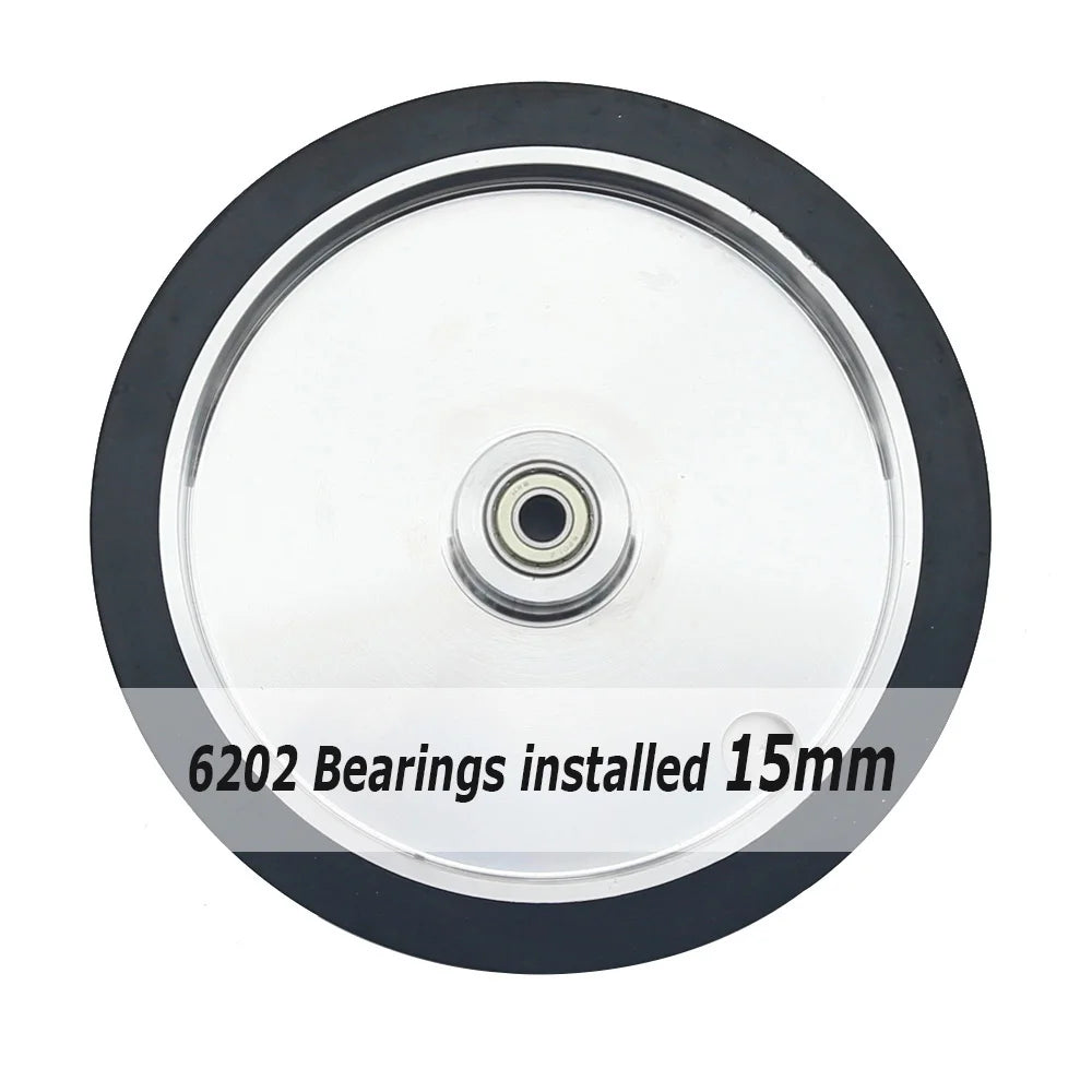 300x50mm Solid Rubber Contact Wheel 12"x2" Sanding Belt Grinder Sander Drive Idler wheel