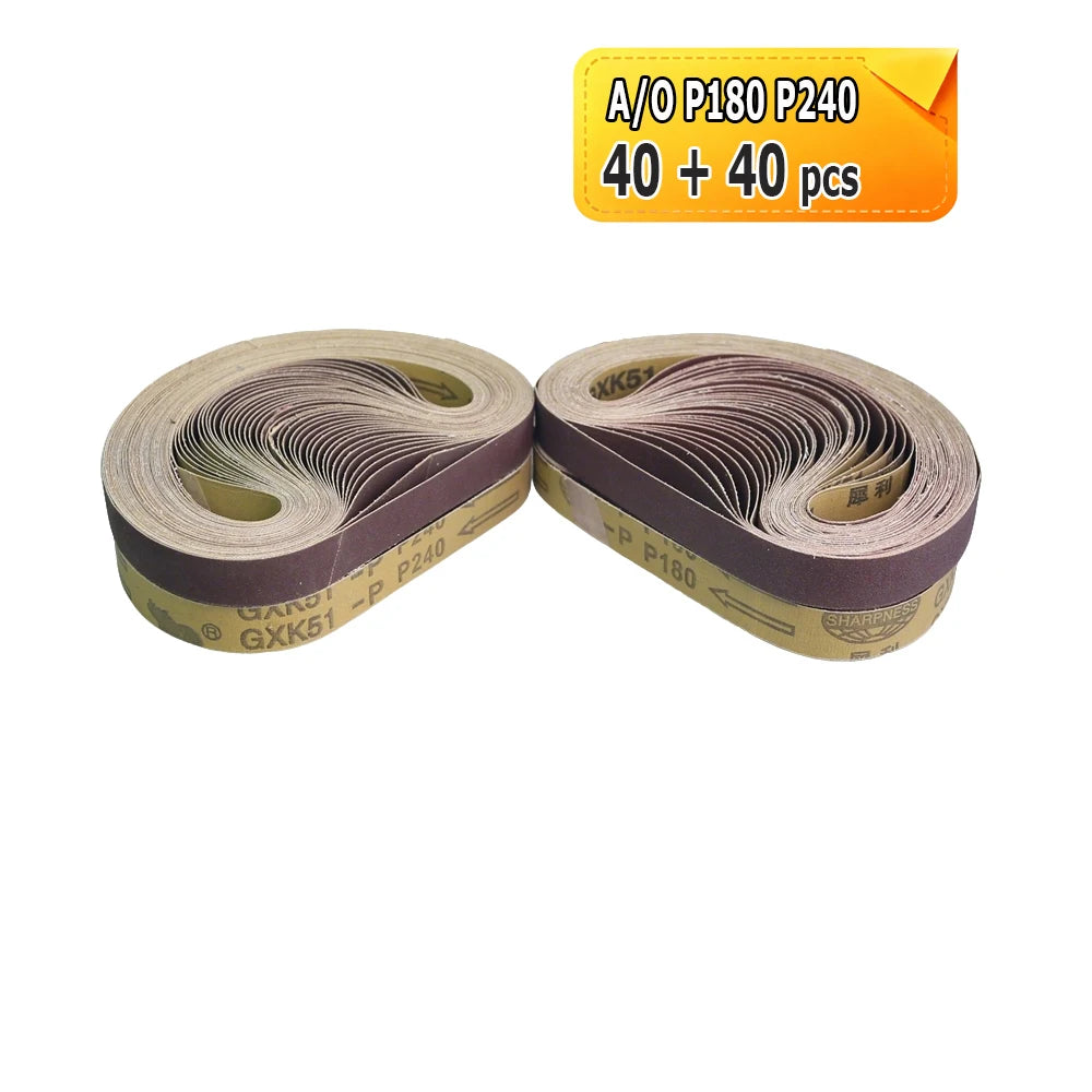 520x20mm Abrasive Sanding Belt for Air Pneumatic Belt Sander Grinder Zirconia A/O Nylon Fiber for Metal Wood Polishing Grinding