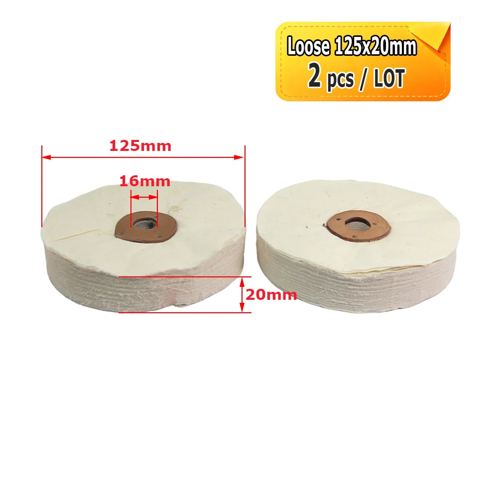 2"-5" Mini Abrasive Grinding Wheel Bench Grinder Ceramic Unitized Fiber Cotton Felt Polishing Finishing Wheel