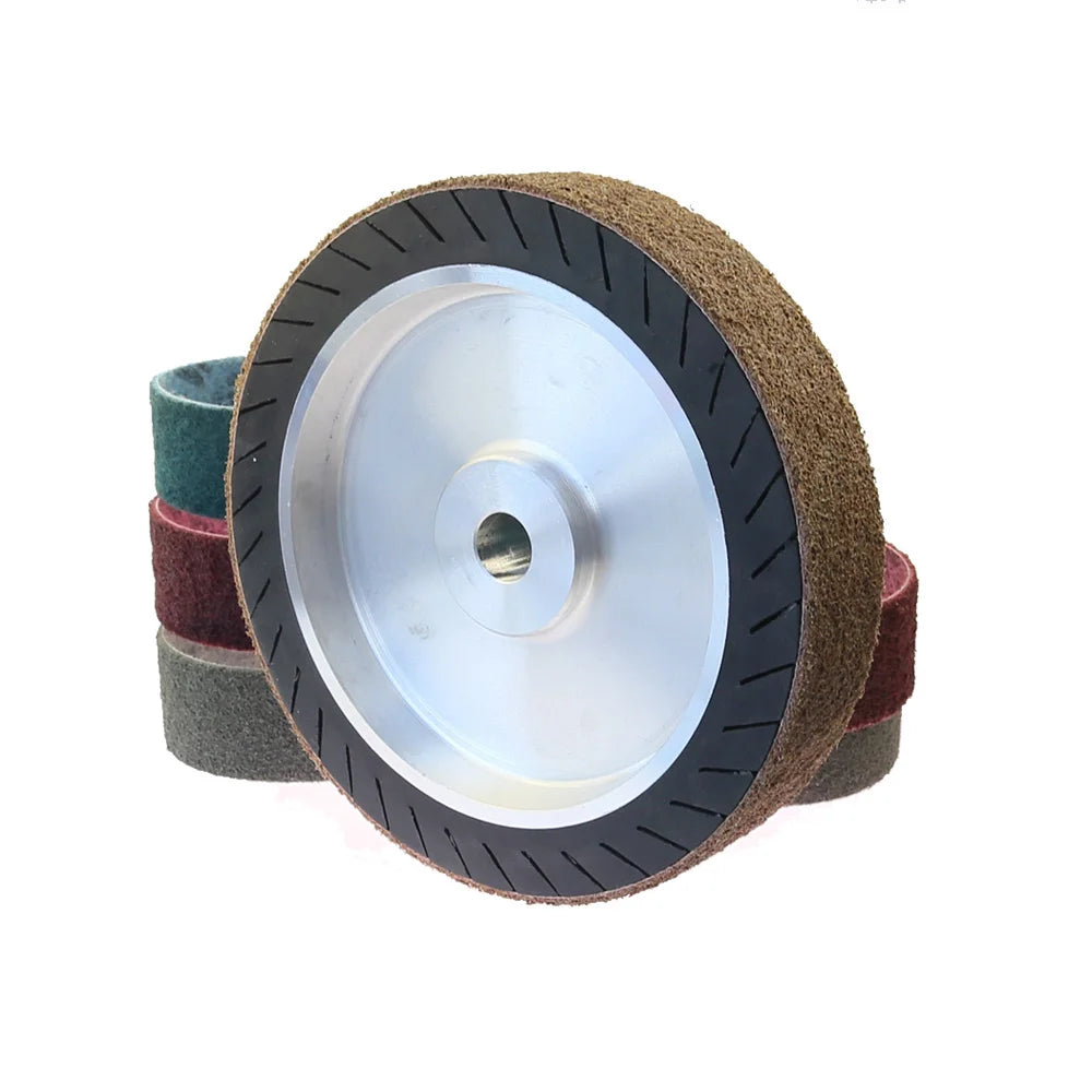 250x50mm 10” Expander Wheel Rubber Polishing Wheel working with 790x50mm Sanding Sleeves Bench Grinder Engines Motor Part