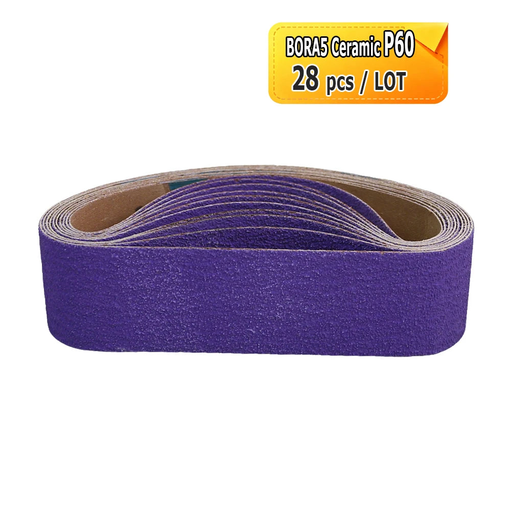 473x50mm Abrasive Sanding Belts Sleeves Ceramic BORA5 Zirconia PZ533 Used on 150x50mm Expansion Wheel