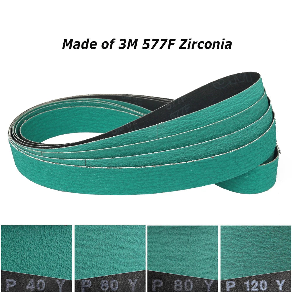 Sanding Belts 50x2000mm Knife Making Abrasive Bands Ceramic Zirconia Aluminum Oxide P36-P1500