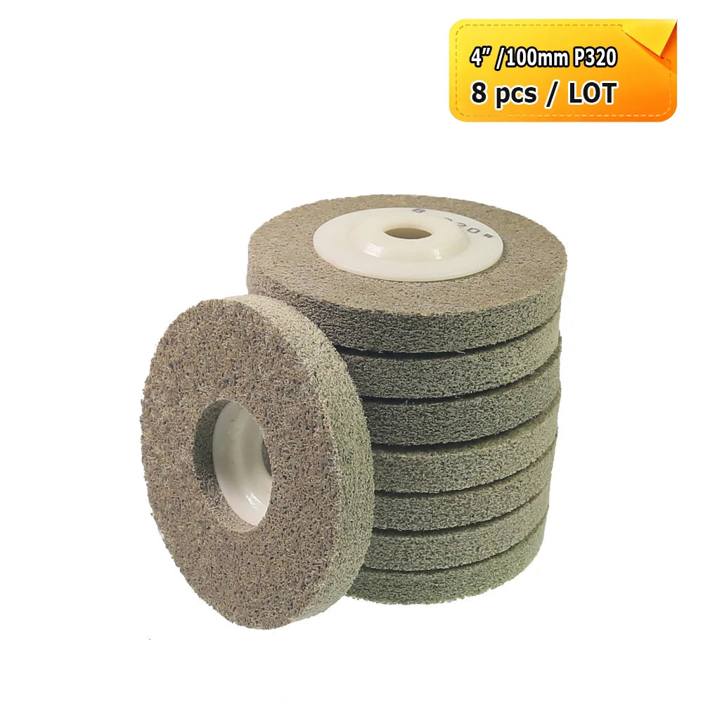 4“/100mm Abrasive Flap Discs Angle Grinder Grinding Wheels for Metal Stone Glass Deburring Polishing
