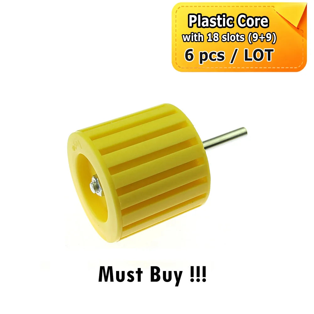6" 150mm Woodworking Polishing Brush Wheel Drill Electric Grinder Accessories - Sanding Cloth Strips, Abrasive Wire, Sisal