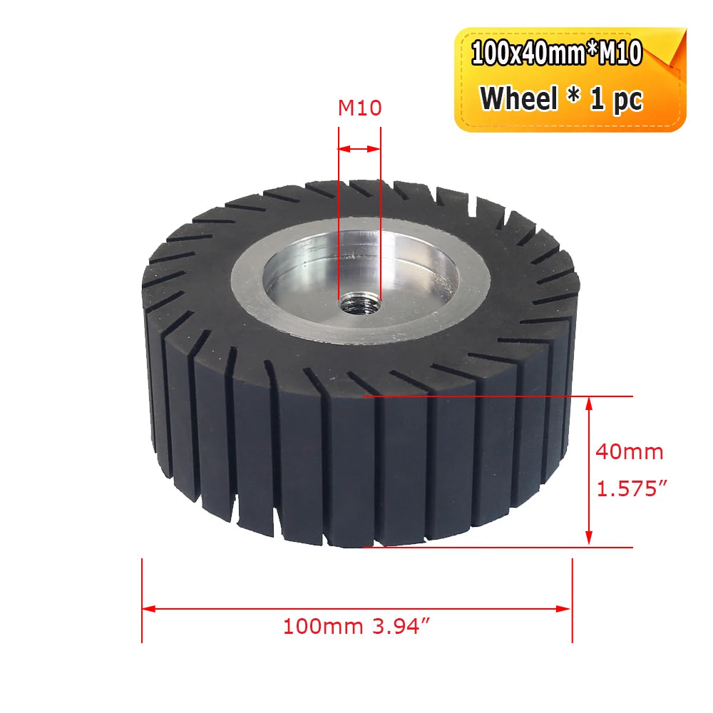 4“ 100x40mm Angle Grinder Centrifugal Wheel P60-P800 Sanding Sleeves Drum Roller for Grinding Polishing