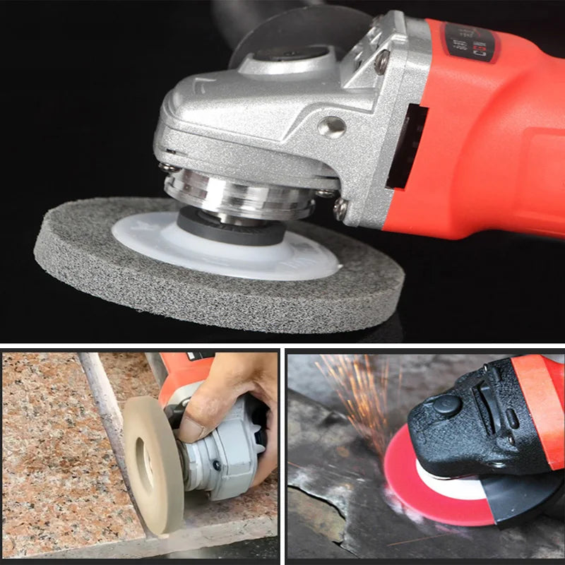4" 100mm Nylon Fiber Flap Grinding Discs Angle Grinder Polishing Wheels for Stone Metal Glass Surface Finish