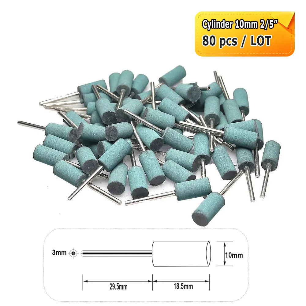 Dia. 4-12mm Rubber Abrasive Grinding Polishing Heads for Metal Deburring Mold Finish