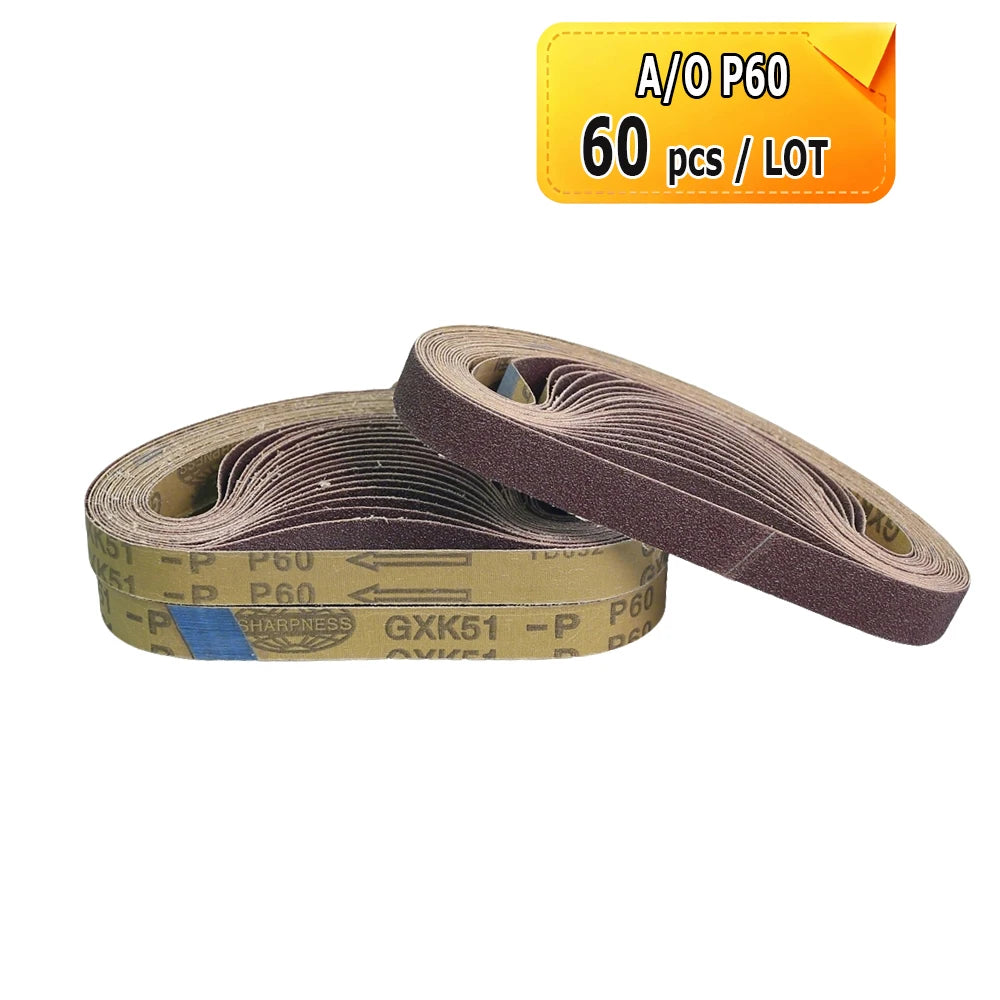 520x20mm Abrasive Sanding Belt for Air Pneumatic Belt Sander Grinder Zirconia A/O Nylon Fiber for Metal Wood Polishing Grinding