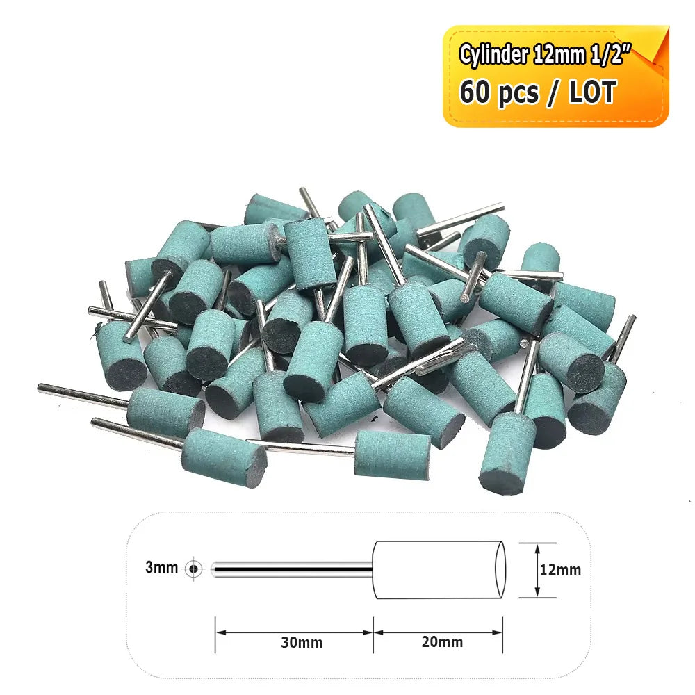 Dia. 4-12mm Rubber Abrasive Grinding Polishing Heads for Metal Deburring Mold Finish