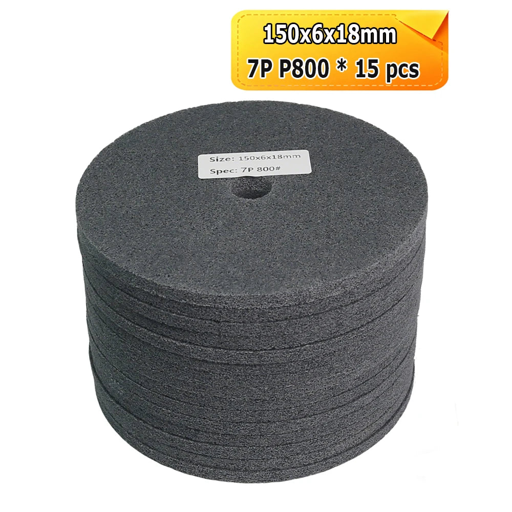 6"/150mm Ultra-thin Nylon Fiber Polishing Wheel Stainless Steel Weld Groove Grinding Angle Grinder Grinding Disc