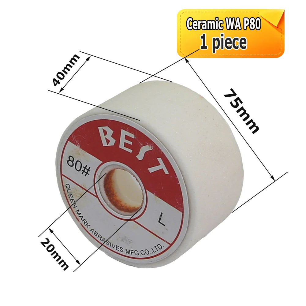 2"-5" Mini Abrasive Grinding Wheel Bench Grinder Ceramic Unitized Fiber Cotton Felt Polishing Finishing Wheel