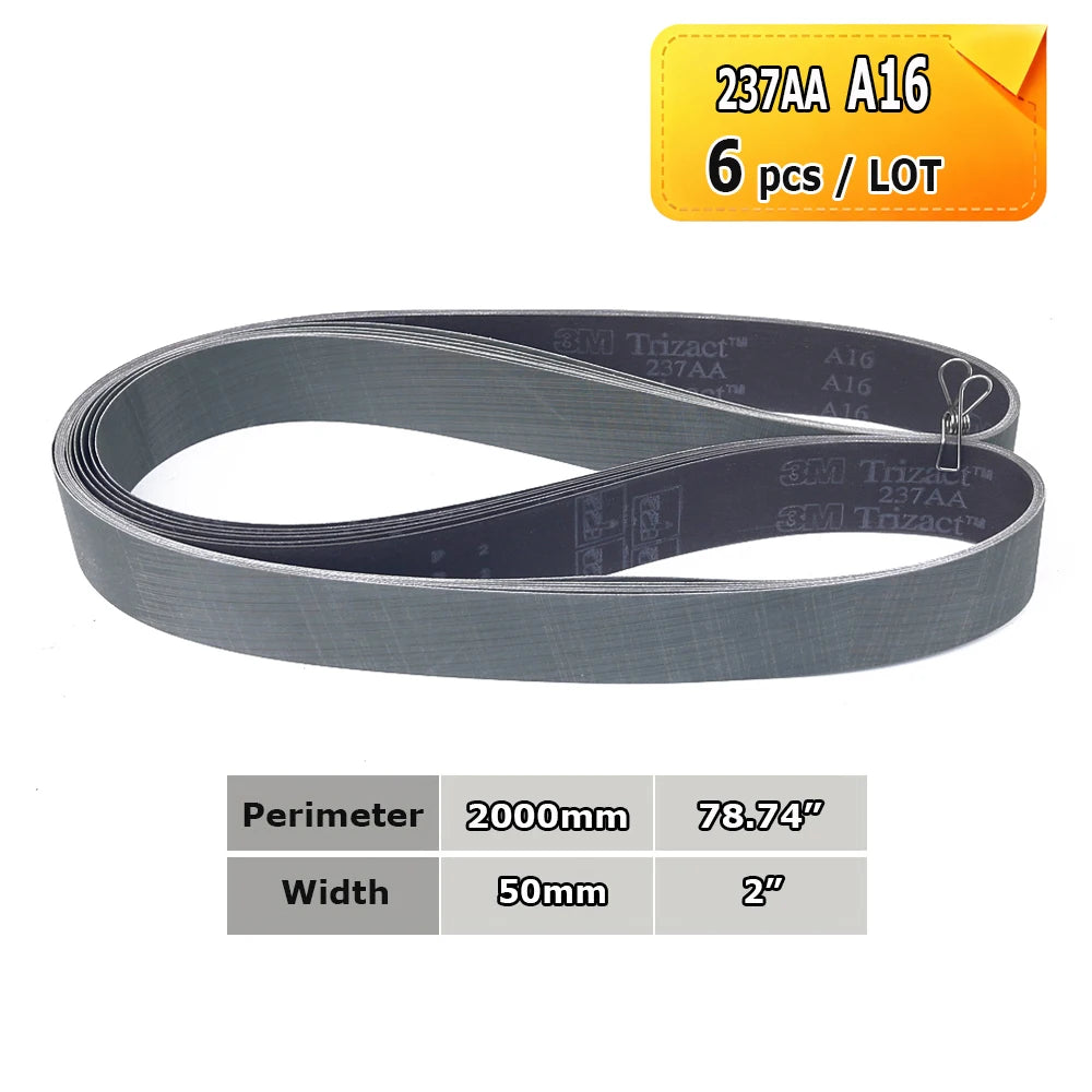 2000x50mm Polishing Sanding Belts Belt Grinder Accessories, Non-woven Nylon Fiber, Wool Felt, 305EA A3 A5, 237AA A6 A16 A30 A65
