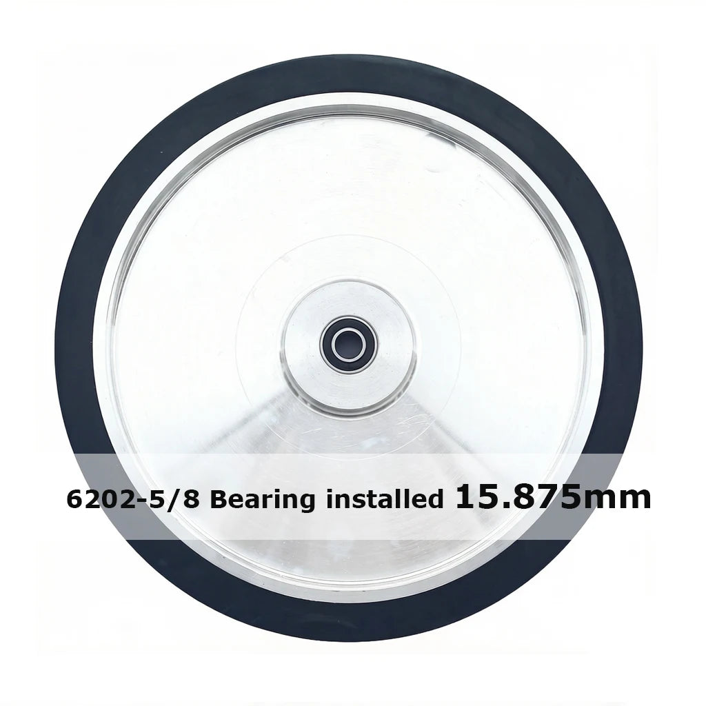 14"x2" Solid Rubber Contact Wheel 90A 70A 55A 350x50mm Belt Grinder Sander Tracking Idler wheel