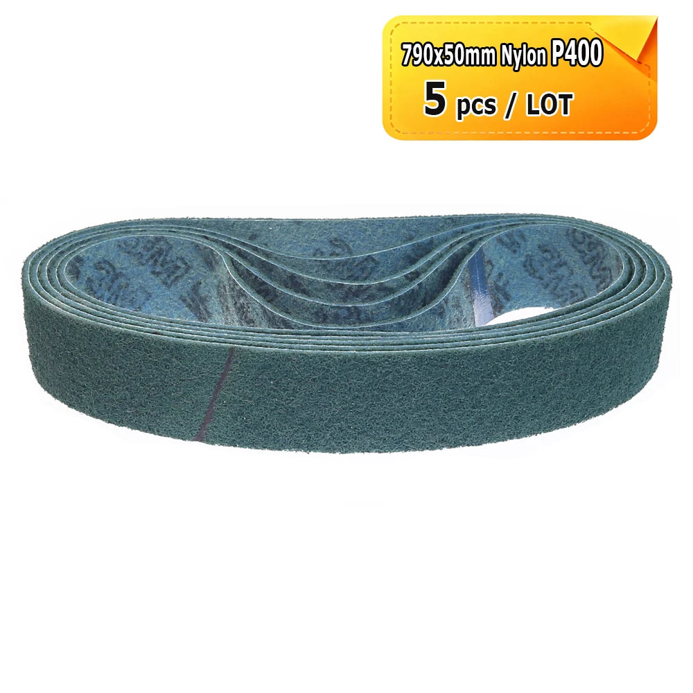 790x50mm Sanding Sleeves Belts for 250x50mm Expander Wheel Zirconia Ceramic Non-woven for Metal Wood Plastic Grinding Polishing