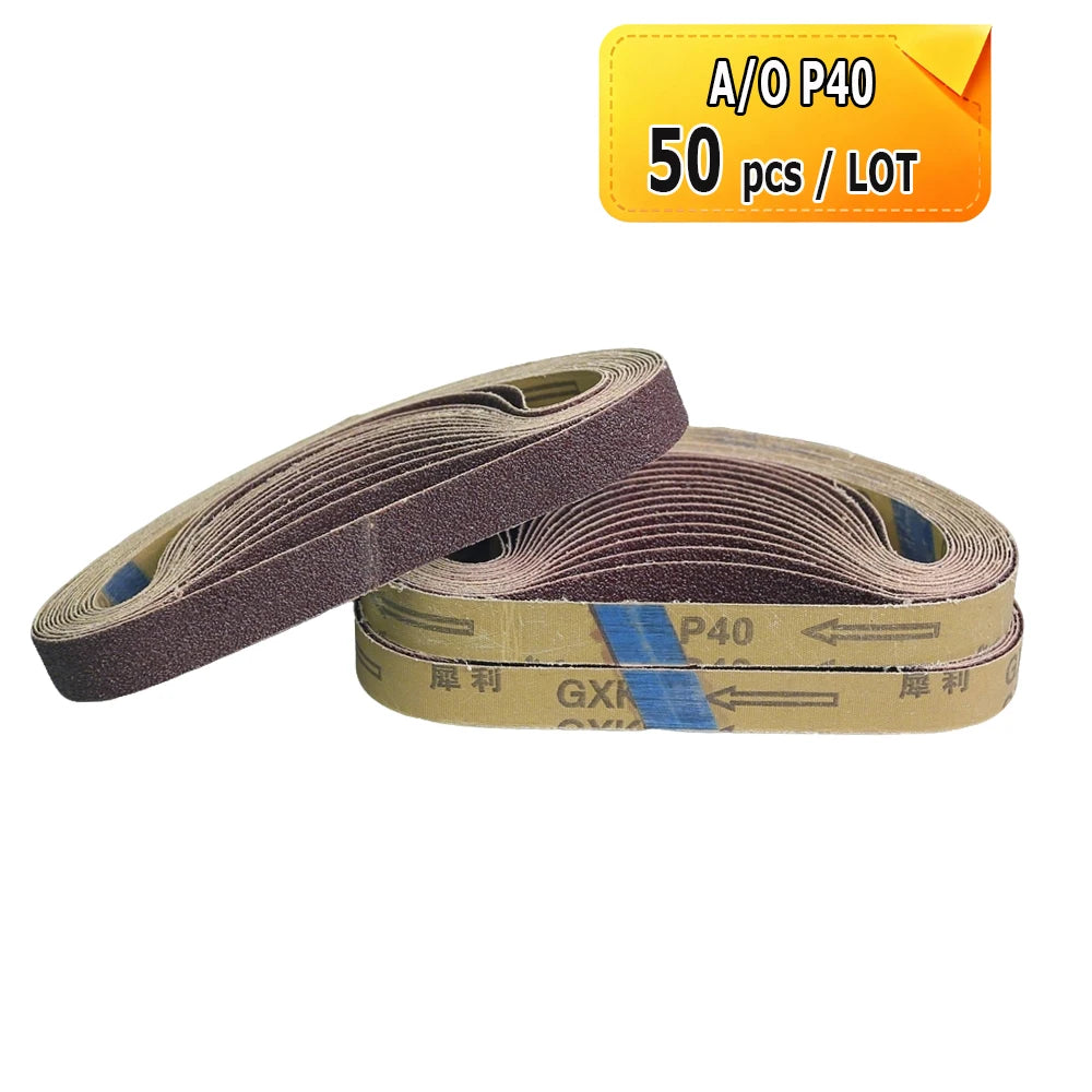 520x20mm Abrasive Sanding Belt for Air Pneumatic Belt Sander Grinder Zirconia A/O Nylon Fiber for Metal Wood Polishing Grinding