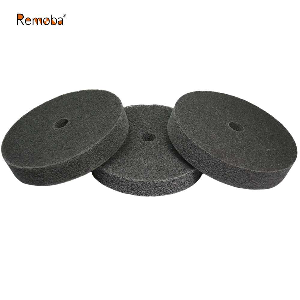 6"x1" Unitized Nylon Fiber Polishing Wheel 3P/5P/7P/9P/12P for Stainless Steel Aluminum Metal Heavy-Duty Deburring Surface Prep