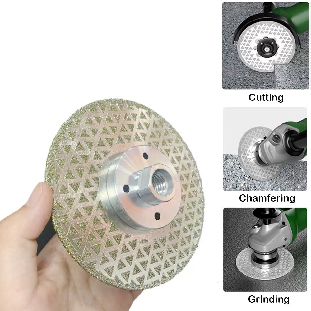 4.5"/5"*M14 Starry Sky Electroplated Diamond Cutting Disc Ultra Sharp Saw Blade for Ceramic Tile Marble Granite Concrete Brick